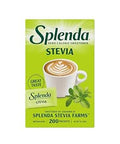 SPLENDA Stevia Zero Calorie Sweetener, Sugar Substitute Packets, 200 Count (Pack of 1)