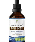 Secrets of the Tribe Dan Shen Tincture Alcohol-Free Tincture Extract, Red Sage (Danshen, Salvia Miltiorrhiza) Dried Root Tincture Supplement (4 fl oz)