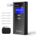 Homealexa Breathalyzer For Alcohol Portable Alcohol Tester With Digital Bac Display High Accuracy Sensor 3-5S Fast Test Personal Breathalyzer With 10 Mouthpieces For Home Party Use