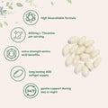 Micro Ingredients L-Theanine 400Mg 400 Softgels Highly Bioavailable With Coconut Oil Extra Strength Theanine Amino Acid Calm & Relaxation Support Focus Supplement Non-Gmo Gluten Free