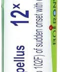 Boiron Aconitum Napellus 12X For High Fever Of Sudden Onset With Dry Skin 80 Pellets