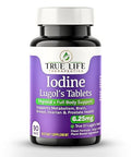 True Life Therapeutics Lugol S Iodine Tablets 6.25Mg Precise-Dose Thyroid & Energy Support No Harsh Liquid Stable Potassium Iodide Supplement 90 Ct Non-Gmo No Preservatives