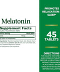 Nature'S Bounty Melatonin 10 Mg Quick Dissolve Tablets 45 Ea (Pack Of 3)