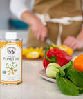 La Tourangelle,Roasted Peanut Oil,Slow Roasted Expeller-Pressed for Rich Flavor,Perfect for Cooking & Baking,Med-High Heat,Unrefined,Small Batch Production in USA,16.9 Fl Oz,(Pack of 2)