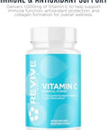 Revive Md Vitamin C Capsules 1000Mg Highpotency Vit C Ascorbic Acid Dietary Supplement For Immune Support & Antioxidant Health No Fillers & Nongmo (200 Vegetarian Capsules 30 Servings)