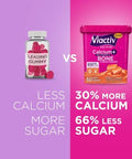 Viactiv Calcium Chews & Vitafusion Calcium Gummies 60 Chews & 100 Count - Bone & Teeth Health Supplements