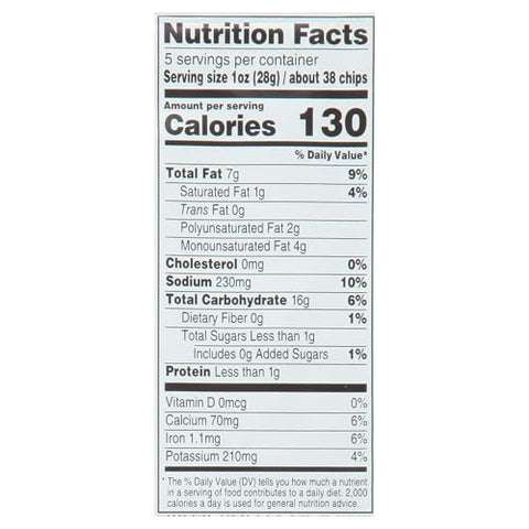 Sensible Portions Garden Veggie Wavy Chips Sea Salt 5 Oz (Pack of 12)