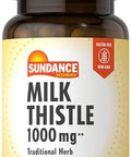 Sundance Milk Thistle 1000Mg 60 Quick Release Capsules Traditional Herbal Supplement Nongmo And Gluten Formula