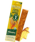 SOLELY - Organic Pineapple Fruit Jerky - 1 Individually Wrapped Strip - Fruit Leather Made from Dried Fruit - Healthy Snacks for Adults & Kids - Non GMO, Vegan Snacks - 0.8oz (23g)