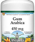 Terravita Gum Arabic (Acacia) - 450 Mg (100 Capsules, Zin: 520437)