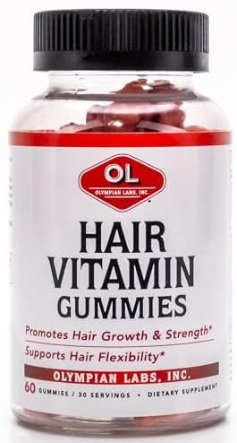 Olympian Olympian Labs Hair Vitamin Gummies Labs Hair Vitamin Gummies Rich In Biotin Plus Vitamins And Minerals 60 Count Great Tasting Berry Flavor