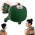 Bekiralass Shoulder And Neck Massager With Heat 4D Deep Tissue Massage With Finger Pressure For Back Neck & Shoulder Portable Compact Design To Relieve Muscle Fatigue And Stiffness Green