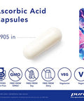 Pure Encapsulations Pure Ascorbic Acid 250 vcaps