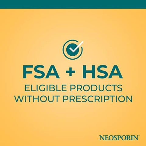Neosporin Dual Action Burn Relief & First-Aid Antibiotic Ointment For 24-Hour Infection Protection & Maximum Strength Burn Pain Relief Made With Bacitracin Zinc Neomycin & Pramoxine Hcl.5 Oz