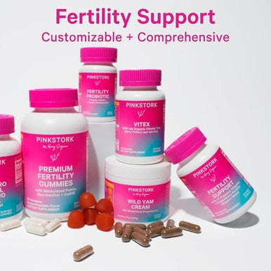 Pink Stork Birth Control Cleanse To Support Hormone Balance With Chaste Tree Berry (Vitex) Magnesium And Selenium Period Support For Conception Fertility Supplements For Women 60 Capsules