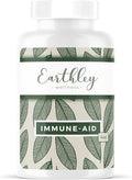 Earthley Wellness ImmuneAid Vitamin C Powder Natural Immune Support with Camu Camu Acerola Berry and Orange Peel Antioxidants Energy and Skin Health 100% Pure No Fillers (8oz)