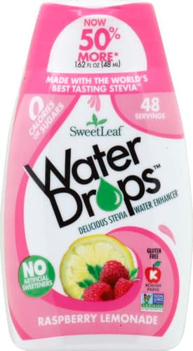 Sweetleaf WaterDrops Raspberry Lemonade 1.62 Fl Oz (Pack of 1)