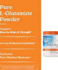 Doctor'S Best Doctors Best Pure L Glutamine Powder Supplement For Men & Women - L-Glutamine 5G Per Serving Amino Acid Support Supports Muscle Mass & Strength Non-Gmo Gluten Free Soy Free Vegan 10.6 Oz