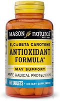Mason Natural Vitamin E C & A (Beta Carotene) High Potency Antioxidant Formula To Fight Radicals And Support Overall Health 60 Tablets