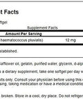 Swanson Maximum Strength Astaxanthin 12 Milligrams 30 Sgels