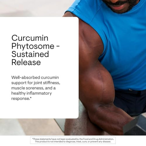 Thorne - Curcumin Phytosome 500 Mg (Meriva) - Sustained Release Clinically Studied - Supports Healthy Inflammatory Response In Joints Muscles Gi Tract Liver Brain & Nerves 60 Servings