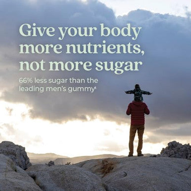 Chapter Men'S Multivitamin Gummies, 66% Less Sugar, Men'S Gummy Vitamins With Vitamin C, D3 & Zinc, Non-Gmo, Gluten Free, Berry-Citrus, 75Ct