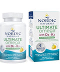 Nordic Naturals Ultimate Omega Plant Based Vitamin With Vitamin D3 K2-60 Vegetarian Soft Gels - 1210 Mg Omega-3S Plus 2000 Iu D3 And 90 Mcg K2 - Promotes Brain Health - Non Gmo 30 Servings