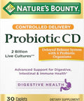 Nature'S Bounty Probiotic Controlled Delivery Dietary Supplement Delivers Friendly Bacteria To Digestive And Immune Systems 30 Caplets