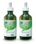 SweetLeaf Sweet Drops Flavored Stevia Liquid Sweetener Organic Extract Zero Calorie Gluten Free Keto Friendly Non GMO Natural Flavor Sugar Alternative Stevia Clear 4 Fl Oz (Pack of 2)