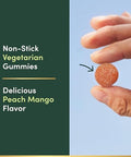 Naturea A' A" S Bounty High Absorption Magnesium Glycinate Gummies 100 Mg Magnesium Per Serving Whole Body Health No Stick Gummy Peach Mango Flavor Vegetarian and Gluten 60 Count/30 Servings