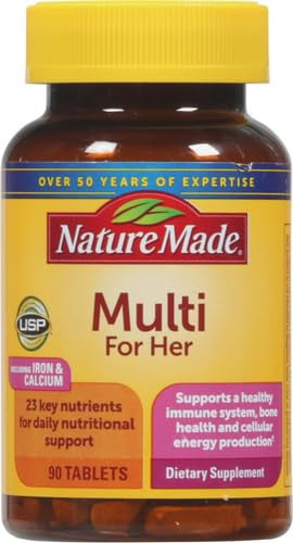 Nature Made Women'S Multivitamin Tablets 90 Count For Daily Nutritional Support (Packaging May Vary)