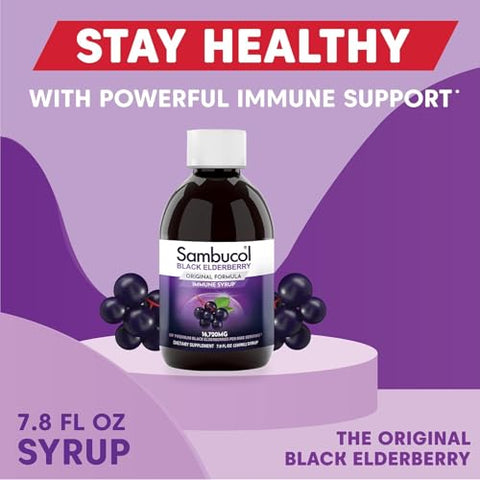 Sambucol Syrup Blk Elderberry Orig