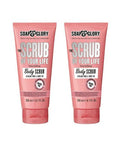 Soap and Glory Original Pink The Scrub Of Your Life Exfoliating Body Scrub Smoothing and Buffing Vegan Scrub Rose and Bergamot Body Polish With Shea Butter and Vitamin E (200Ml)