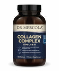 Dr. Mercola Collagen Complex - Supports Skin & Connective Tissue - Types I Ii & Iii Collagen - Non-Gmo Gluten-Free & Soy-Free - 90 Tablets (30 Servings)