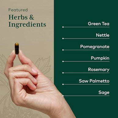 Gaia Herbs Pro Prostate Formula Supplement Supports Prostate Health Antioxidant Support With Green Tea White Sage Pomegranate & Stinging Nettle Root 60 Liquid Phytocaps (30 Servings)