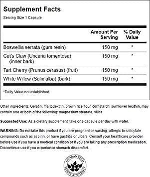 Swanson Full Spectrum Herbal Joint Care 60 Capsules