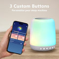 Easysleep White Noise Machine Baby Sound Machine For Sleeping With 12 Night Light Colors 30 Soothing Sounds 4 Timer Portable Sleep Machine For Kids Baby Adults Smart App Control Touch Control