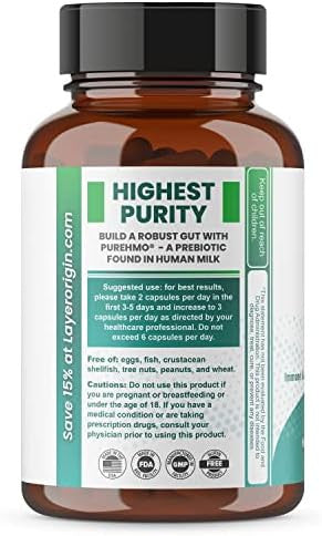 Layer Origin PureHMO Human Milk Oligosaccharide (HMO 2'-FL) Prebiotic Fiber