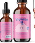 JoySpring Genius Drops and Vitamin C School Backup Bundle Kids Vitamins Naturally Sourced NonGMO NonAlcoholic Liquid Formula Immunity Health Support Vegan and Vegetarian Supplement Drops