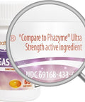HealthA2Z Gas Relief Simethicone 180mg | Relieves from Stomach Discomfort and Gas | Anti Flatulence | Relieves Gas Fast