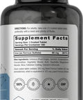 Horbaach Iron Supplement Tablets 180 Count Ferrous Sulfate Vegetarian NonGMO and Gluten Free