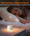 Smilebop White Noise Machine With Night Light 18 Soothing Sounds Portable Sound Machine For Baby Adults Mini Travel Sound Machine For Sleeping With Memory Timer Office Hotel