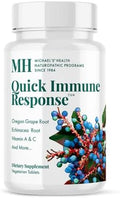MICHAELS Health Naturopathic Programs Quick Immune Response 90 Vegetarian Tablets Immune System Support with Vitamin A Vitamin C and Zinc 30 Servings