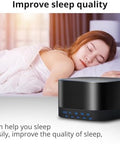 Magicteam Sound White Noise Machine With 20 Non Looping Natural Soothing Sounds And Memory Function 32 Levels Of Volume Powered By Ac Or Usb And Sleep Sound Timer Therapy For Baby Kids Adults