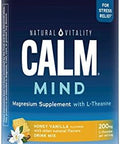 Natural Vitality Calm Mind Honey Vanilla 6 oz Pwdr
