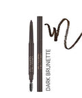 Flower Beauty Draw The Line Eyebrow Pencil Long Lasting Smudge Resistant Natural Result Makeup w/ Vitamin E Dark Brunette