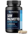 Havasu Nutrition Saw Palmetto 500Mg And L-Arginine 500 Mg - Prostate Health And Nitric Oxide Supplements For Men - 60 Count - Urinary Function Support And Endurance For Active Males - Vegan Non-Gmo 1 Month Supply