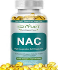 Hzzyplant Nac Supplement - Nac Softgels For Antioxidant Immune Respiratory Liver Health Support - High Absorption Nac Supplement N Acetyl Cysteine 1200Mg - Non-Gmo Gluten-Free Vegan 2 Month Supply