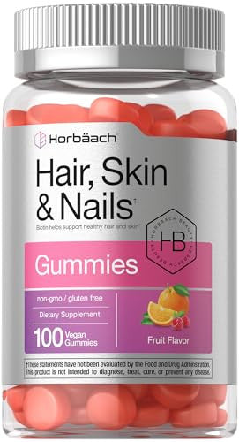 Horbaach Hair Skin And Nails Gummies 100 Count