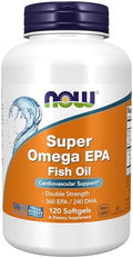 Now Foods Supplements Super Omega Epa 360 Epa / 240 Dha Molecularly Distilled Cardiovascular Support 240 Softgels